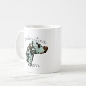 Dalmatiner (Leber) Mama 2 Kaffeetasse (Vorderseite Links)