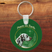 Dalmatiner (Leber) Schlüsselanhänger (Vorderseite)