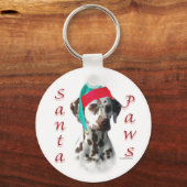 Dalmatiner (Leber) Schlüsselanhänger (Rückseite)