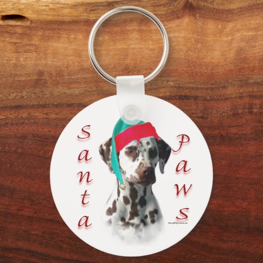 Dalmatiner (Leber) Schlüsselanhänger (Rückseite)