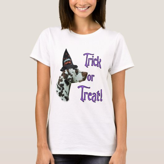 Dalmatiner (Leber) Trick T-Shirt (Vorderseite)