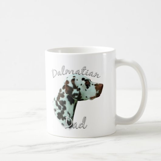 Dalmatiner (Leber) Vater 2 Kaffeetasse (Rechts)