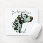 Dalmatiner (Leber) Vater 2 Mousepad (Mit Mouse)
