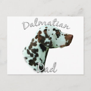 Dalmatiner (Leber) Vater 2 Postkarte