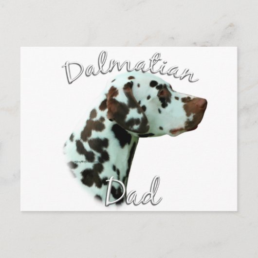 Dalmatiner (Leber) Vater 2 Postkarte (Vorderseite)