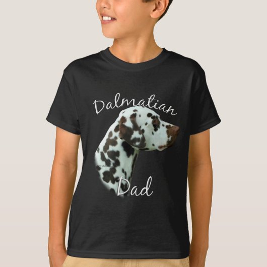 Dalmatiner (Leber) Vater 2 T-Shirt (Vorderseite)