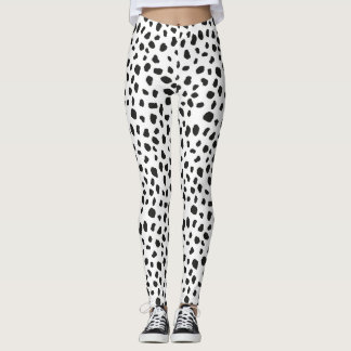 Dalmatiner Leggings/ Gepunktete Leggings für Tierw