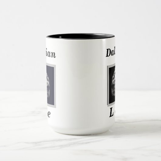 Dalmatiner Liebe Hund Lover Geschenk für ihren Ime Tasse (Zentrum)