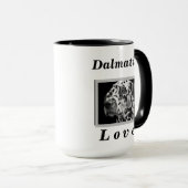 Dalmatiner Liebe Hund Lover Geschenk für ihren Ime Tasse (VorderseiteRechts)