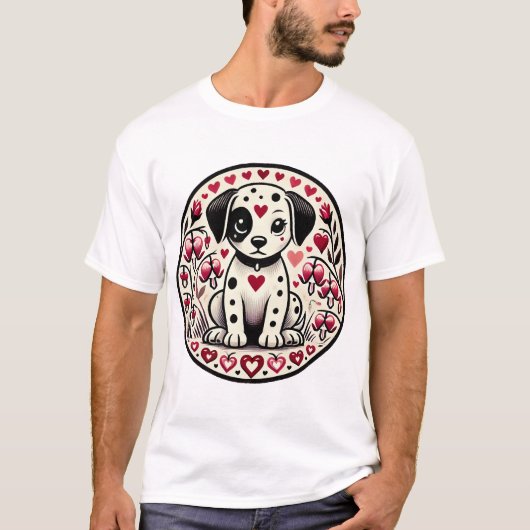 Dalmatiner Liebe T-Shirt (Vorderseite)