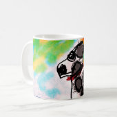 Dalmatiner Liebesstil Kaffeetasse (Vorderseite Links)