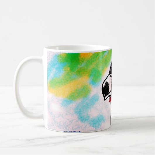 Dalmatiner Liebesstil Kaffeetasse (Links)