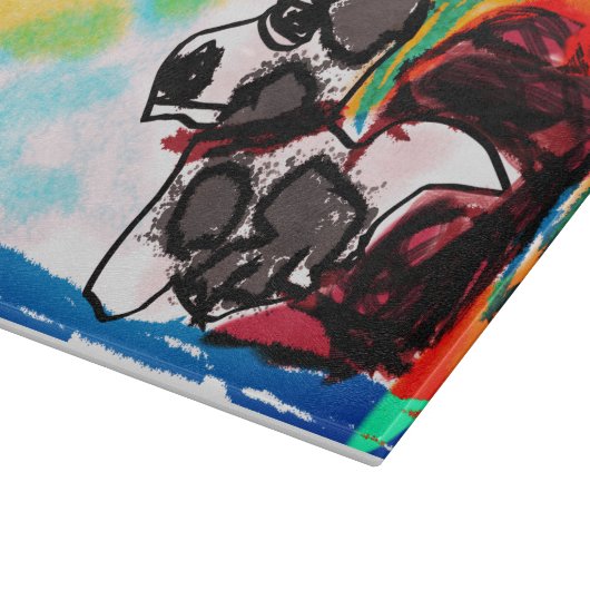 Dalmatiner Liebesstil Schneidebrett (Ecke)