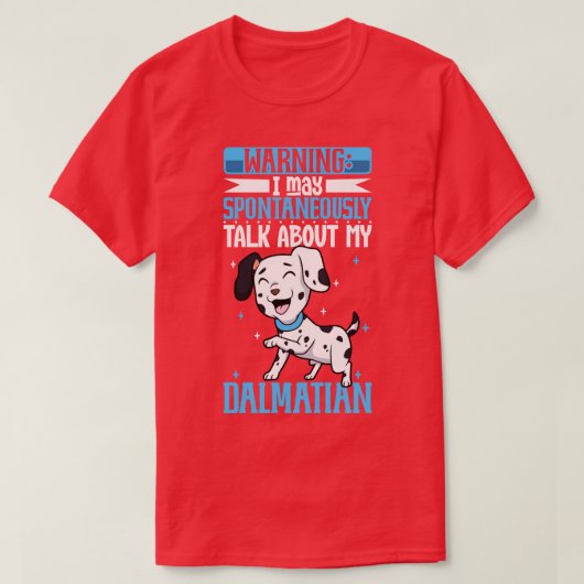 Dalmatiner Liebhaber T-Shirt (Design vorne)