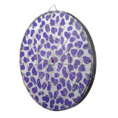 Dalmatiner Lila und weiß Dartscheibe (Vorderseite rechts)