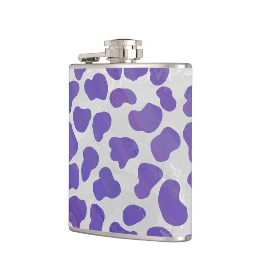 Dalmatiner Lila und weiß Flachmann (Links)