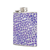 Dalmatiner Lila und weiß Flachmann (Links)