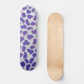 Dalmatiner Lila und weiß Skateboard (Vorderseite)