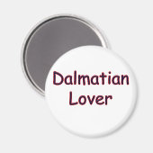 Dalmatiner Lover Magnet (Vorderseite/Rückseite)