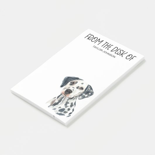 Dalmatiner Lover Post-it Klebezettel (angewinkelt)