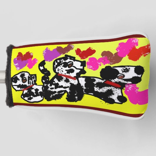 Dalmatiner machen Spaß Golf Headcover (Vorderseite)