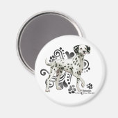 Dalmatiner Magnet (Vorderseite/Rückseite)