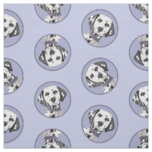 Dalmatiner Malen Gepunkteter Niedlicher Original H Stoff