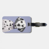 Dalmatiner-Malerei - Niedliche Hundekunst Gepäckanhänger (Rückseite horizontal)