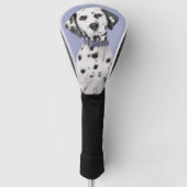 Dalmatiner-Malerei - Niedliche Hundekunst Golf Headcover (Vorderseite)