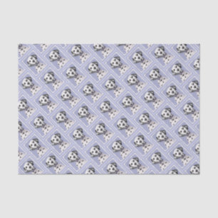 Dalmatiner-Malerei - Niedliche Hundekunst Seidenpapier