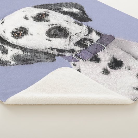 Dalmatiner-Malerei - Niedliche Hundekunst Sherpadecke (3/4)