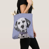 Dalmatiner-Malerei - Niedliche Hundekunst Tasche (Von Nahem)