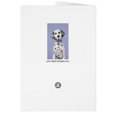 Dalmatiner Malerei - Niedliche Original Hunde Kuns (Hinten)