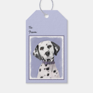 Dalmatiner Malerei - Niedliche Original Hunde Kuns Geschenkanhänger