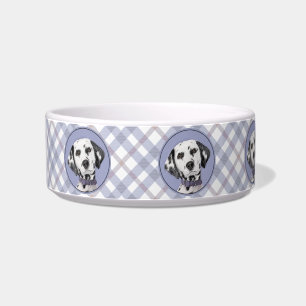 Dalmatiner Malerei - Niedliche Original Hunde Kuns Napf