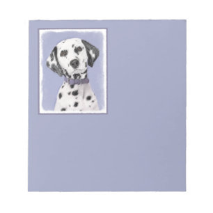 Dalmatiner Malerei - Niedliche Original Hunde Kuns Notizblock