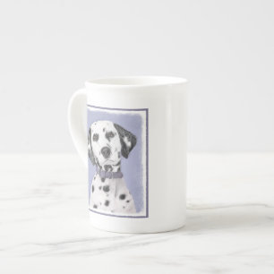 Dalmatiner Malerei - Niedliche Original Hunde Kuns Porzellantasse