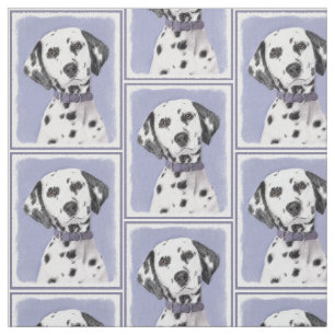 Dalmatiner Malerei - Niedliche Original Hunde Kuns Stoff