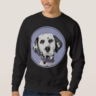 Dalmatiner Malerei - Niedliche Original Hunde Kuns Sweatshirt