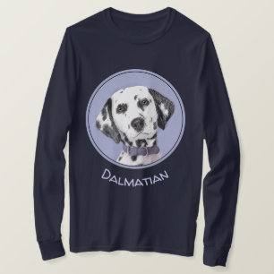 Dalmatiner Malerei - Niedliche Original Hunde Kuns T-Shirt