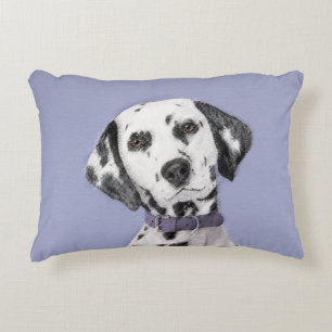 Dalmatiner Malerei - Niedliche Original Hunde Kuns Zierkissen