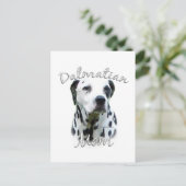 DALMATINER MAMA 2 POSTKARTE (Stehend Vorderseite)