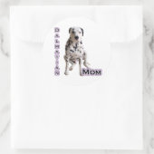 Dalmatiner Mama 4 - Aufkleber (Tasche)