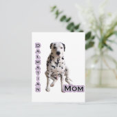 DALMATINER MAMA 4 POSTKARTE (Stehend Vorderseite)