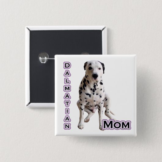 Dalmatiner Mama 4 - Schaltfläche Button (Vorne & Hinten)