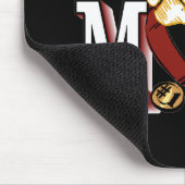Dalmatiner Mama Dunkel Mousepad (Ecke)