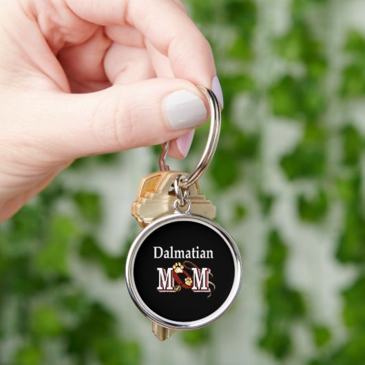 Dalmatiner Mama Geschenke Schlüsselanhänger (Hand)