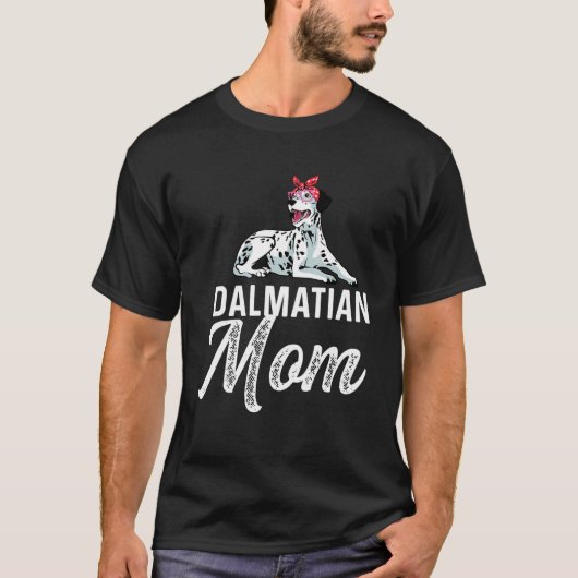 Dalmatiner Mama Hund Eltern T-Shirt (Vorderseite)