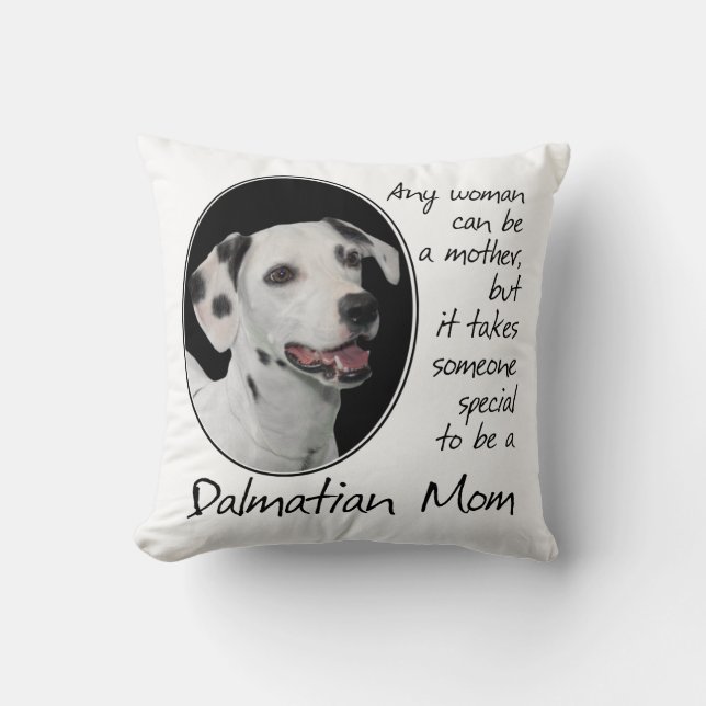 Dalmatiner Mama Pillow Kissen (Vorderseite)