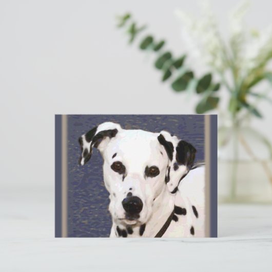 Dalmatiner "Mayday" ~ Postkarte (Stehend Vorderseite)